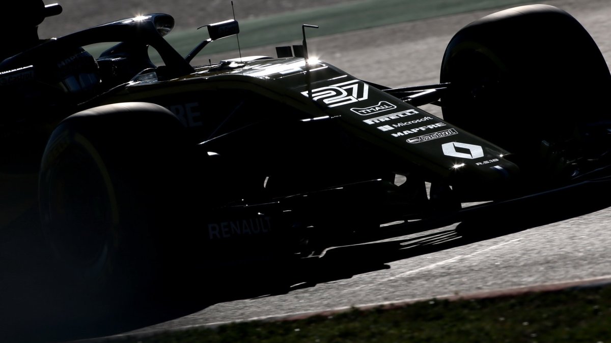 Nico Hülkenberg v druhých předsezonních testech v Barceloně