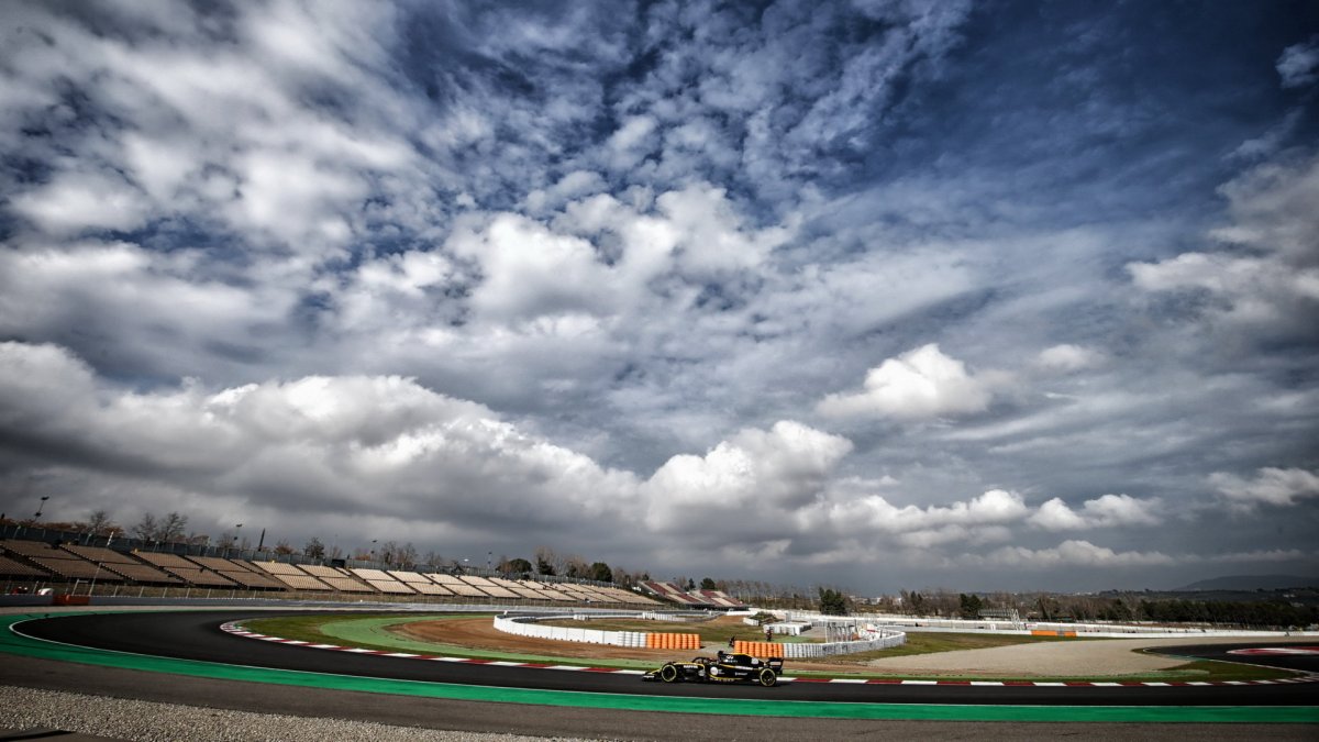 Nico Hülkenberg v druhých předsezonních testech v Barceloně