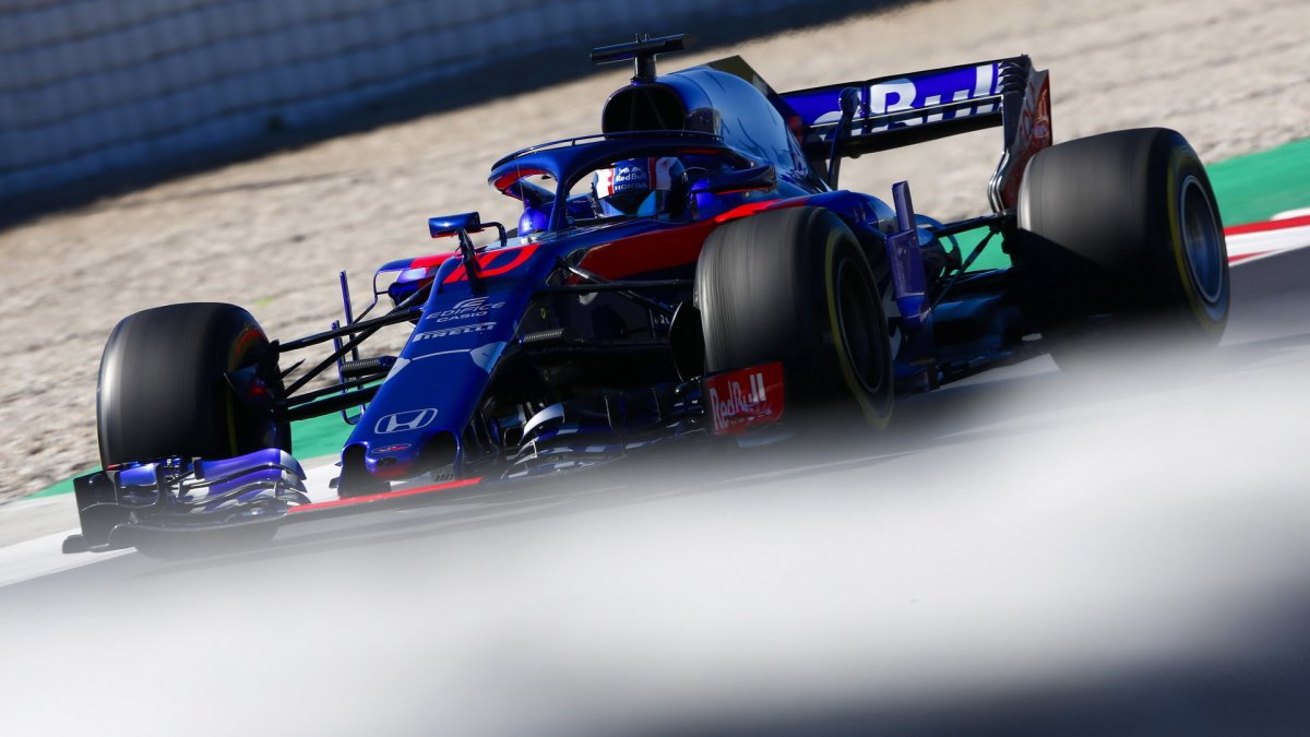Pierre Gasly v druhých předsezonních testech v Barceloně