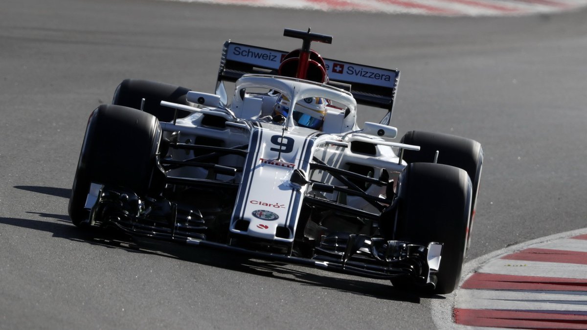 Marcus Ericsson v druhých předsezonních testech v Barceloně