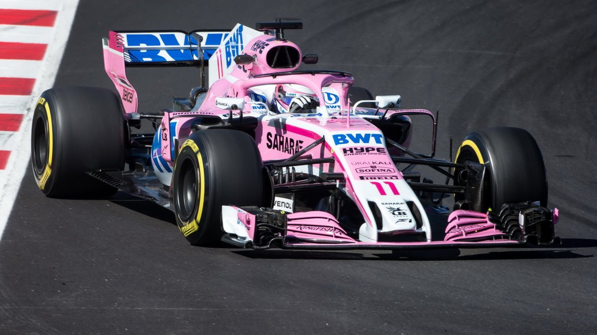 Sergio Perez v druhých předsezonních testech v Barceloně