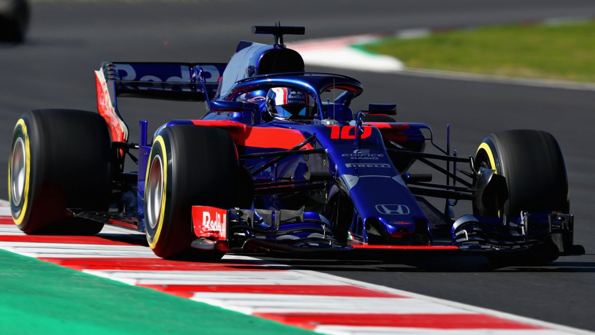 Pierre Gasly v druhých předsezonních testech v Barceloně