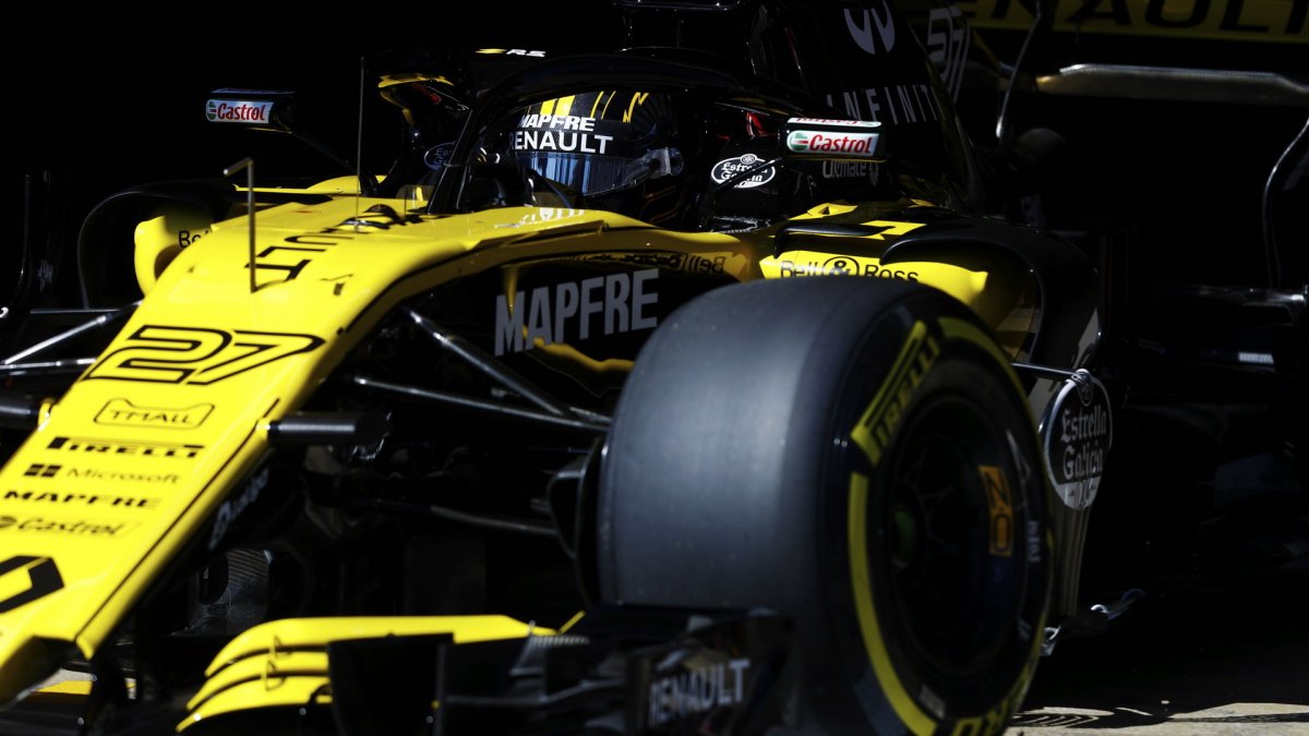 Nico Hülkenberg v druhých předsezonních testech v Barceloně