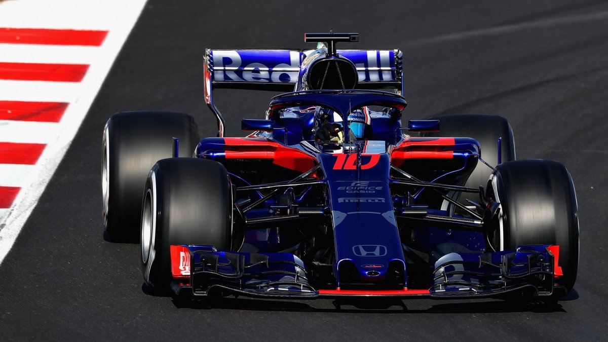 Pierre Gasly v druhých předsezonních testech v Barceloně