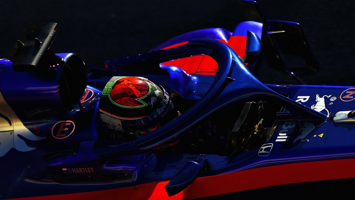 Brendon Hartley v druhých předsezonních testech v Barceloně