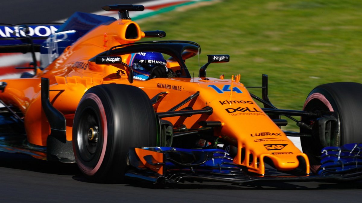 Fernando Alonso v druhých předsezonních testech v Barceloně
