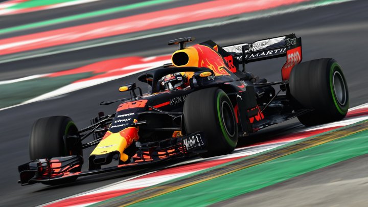 Max Verstappen poslední den prvních předsezonních testů v Barceloně
