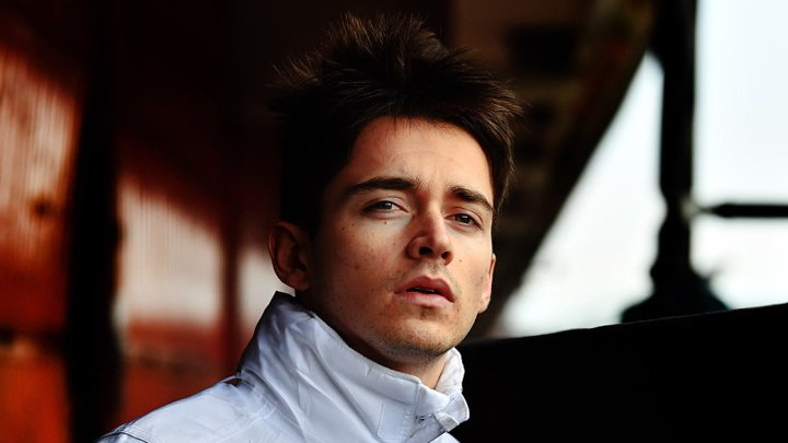 Charles Leclerc v Barceloně