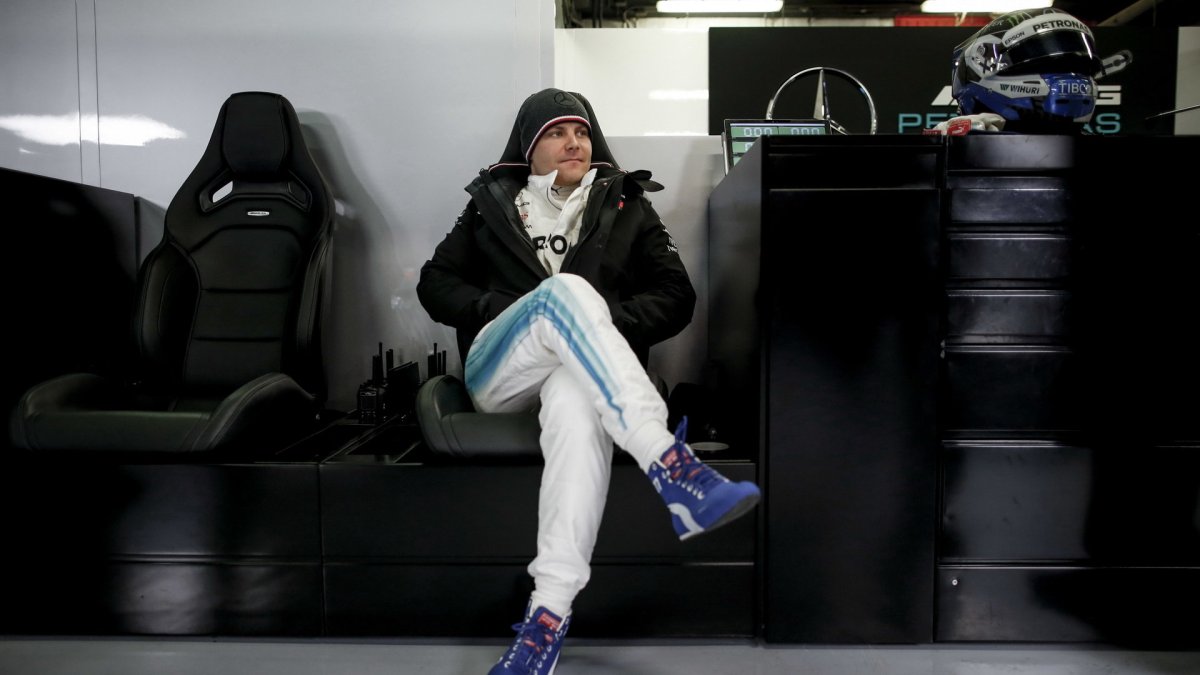 Valtteri Bottas při prvních předsezonních testech v Barceloně