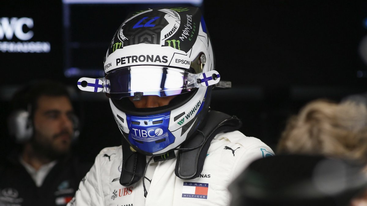 Valtteri Bottas při prvních předsezonních testech v Barceloně