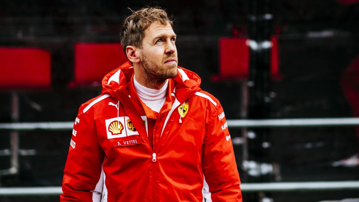 Sebastian Vettel při prvních předsezonních testech v Barceloně