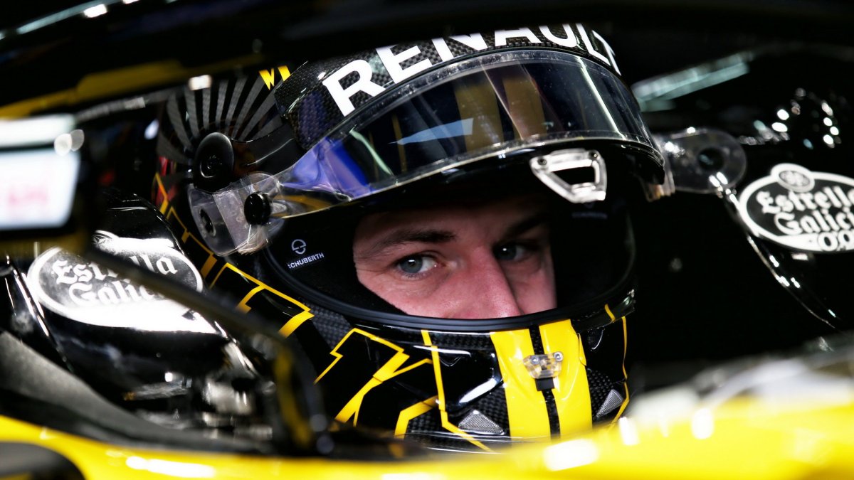 Nico Hülkenberg poslední den prvních předsezonních testů v Barceloně