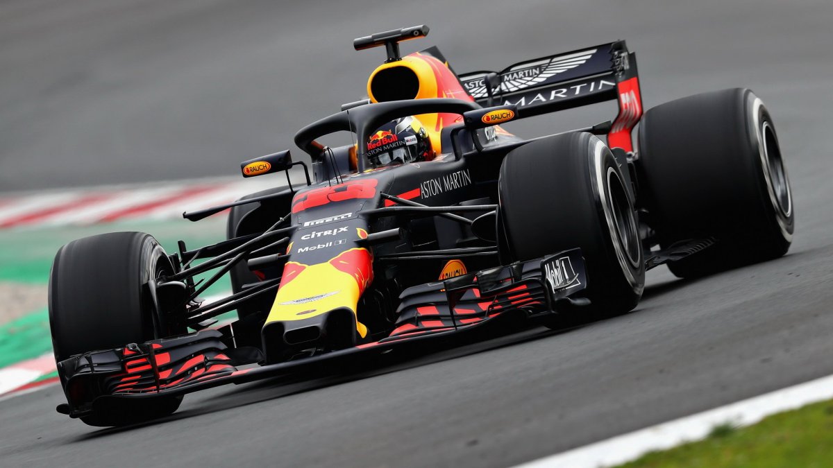 Max Verstappen poslední den prvních předsezonních testů v Barceloně