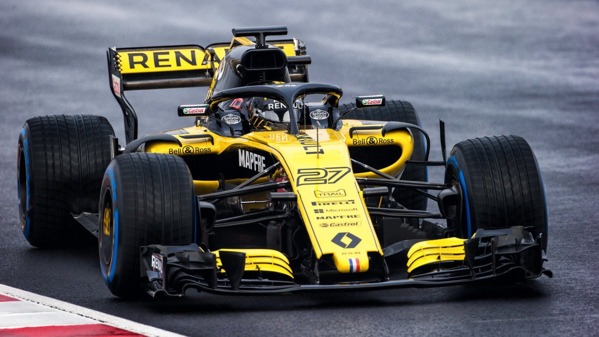 Nico Hülkenberg poslední den prvních předsezonních testů v Barceloně