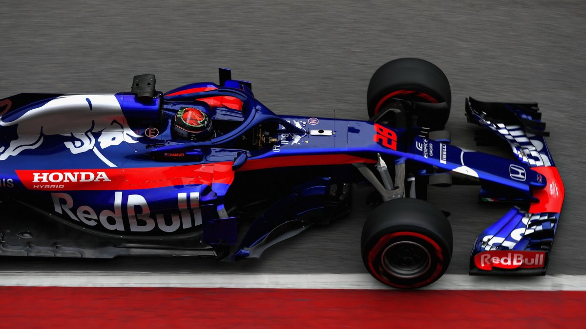 Brendon Hartley při prvních předsezonních testech v Barceloně