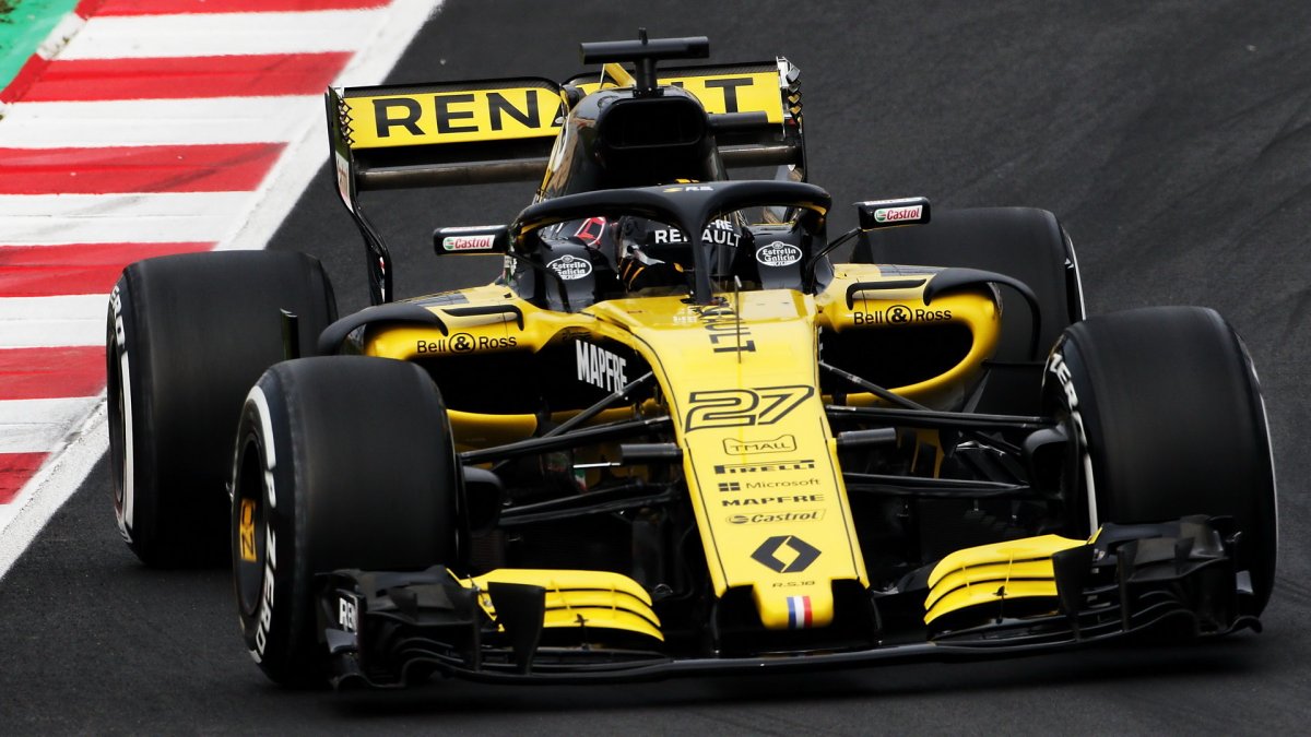 Nico Hülkenberg při prvních předsezonních testech v Barceloně