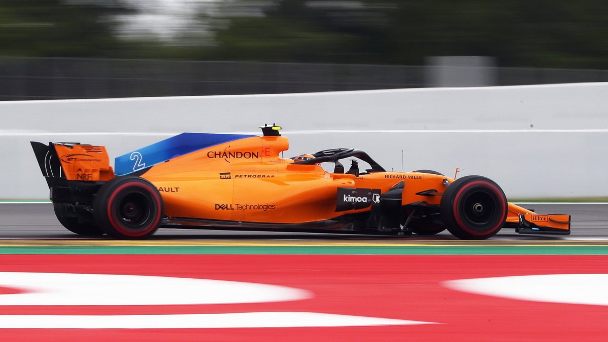 Stoffel Vandoorne v kvalifikaci ve Španělsku