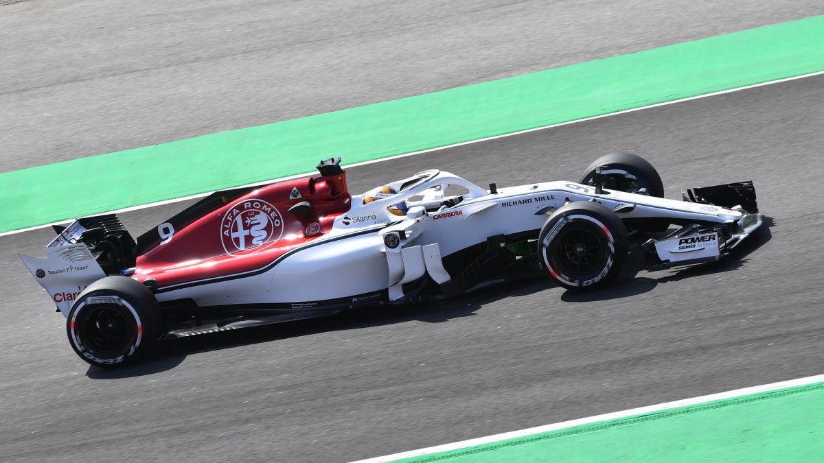 Marcus Ericsson v tréninku ve Španělsku