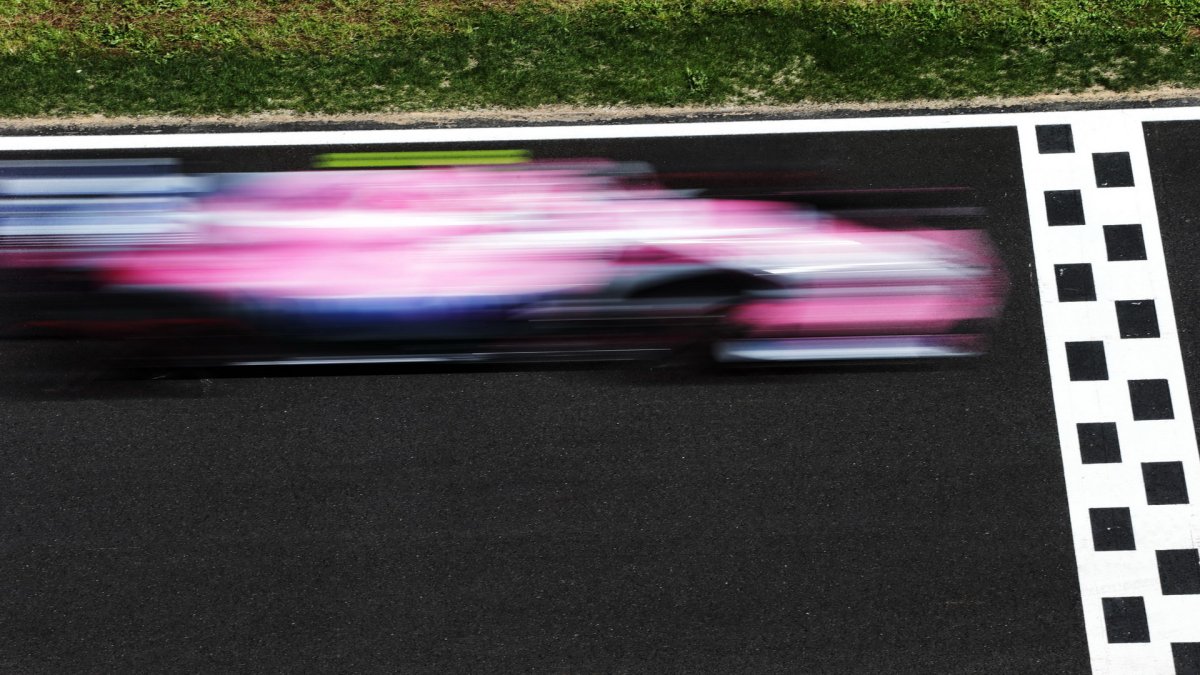 Esteban Ocon v tréninku ve Španělsku