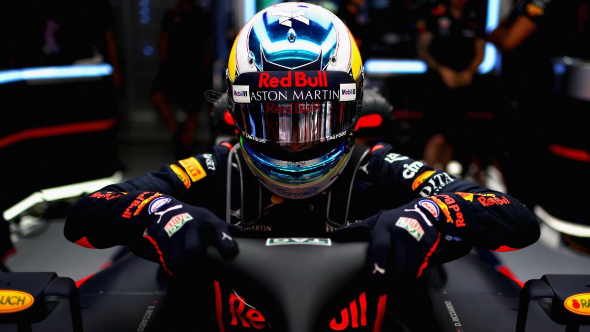 Daniel Ricciardo v tréninku ve Španělsku