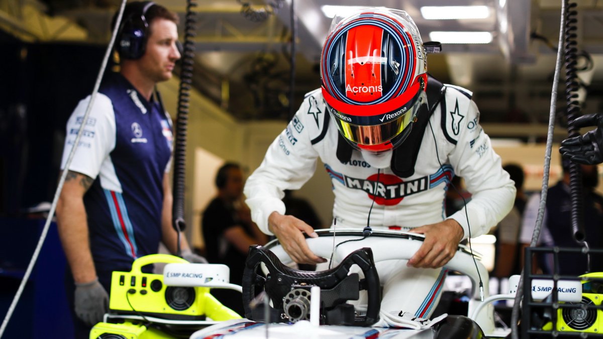 Robert Kubica při sezónních testech v Maďarsku