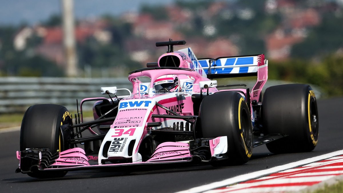 Nicholas Latifi při sezónních testech v Maďarsku