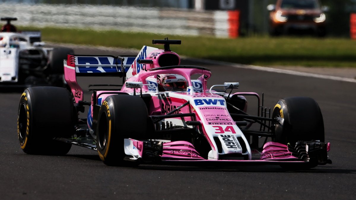 Nicholas Latifi při sezónních testech v Maďarsku
