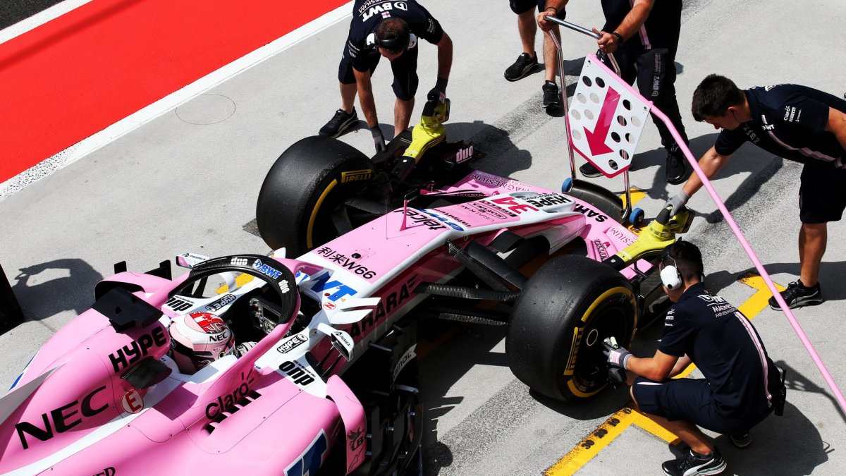 Nicholas Latifi při sezónních testech v Maďarsku