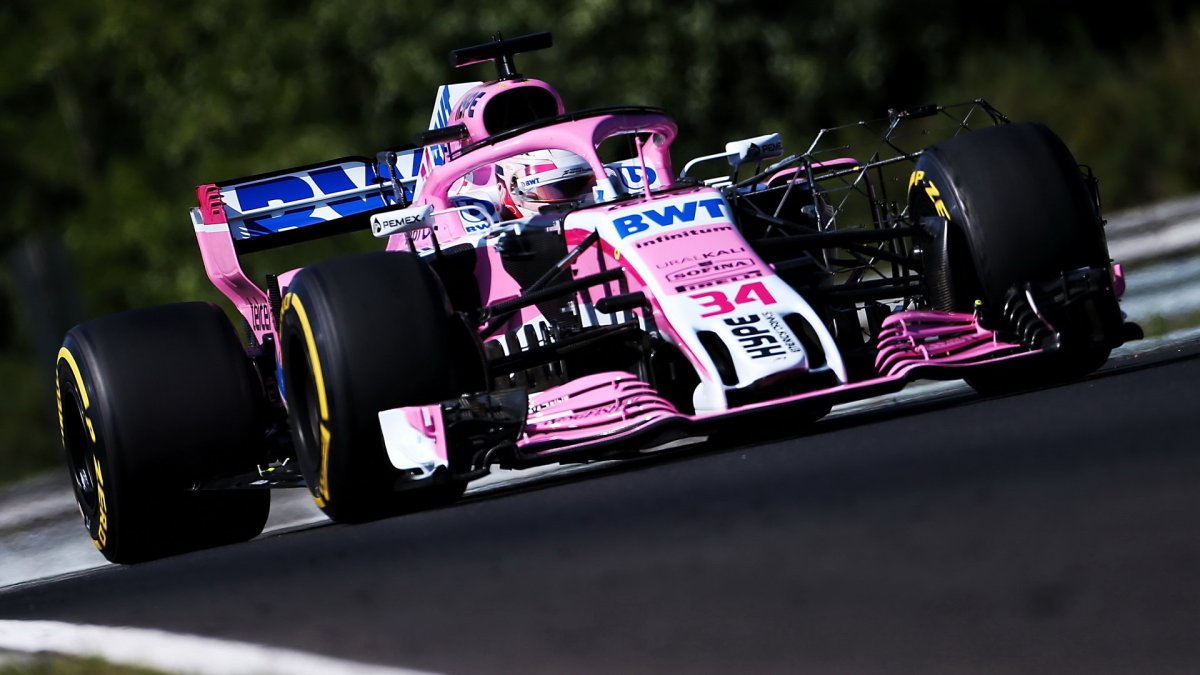 Nicholas Latifi při sezónních testech v Maďarsku