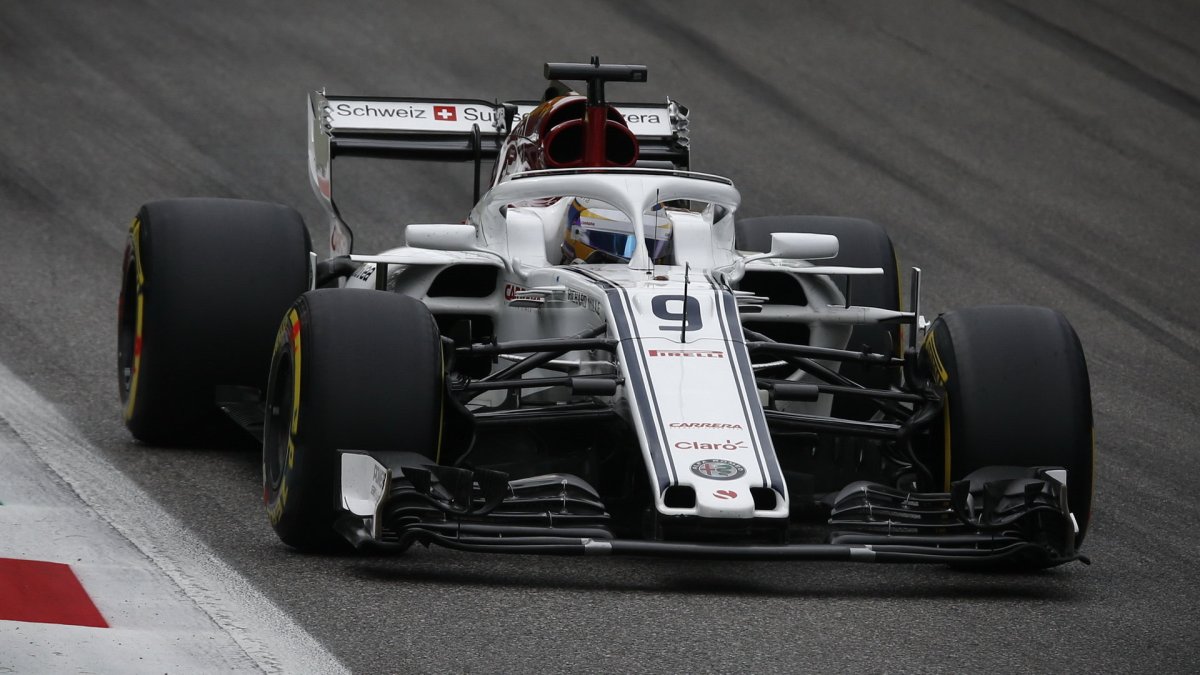 Marcus Ericsson v závodě v Monze