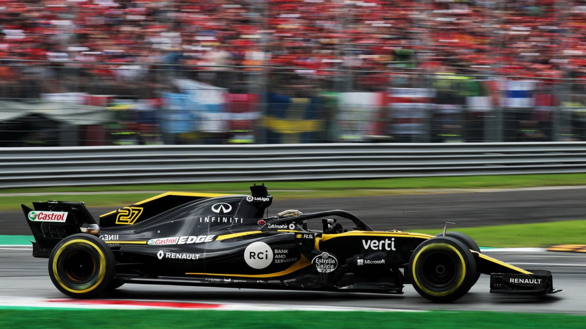 Nico Hülkenberg v závodě v Monze