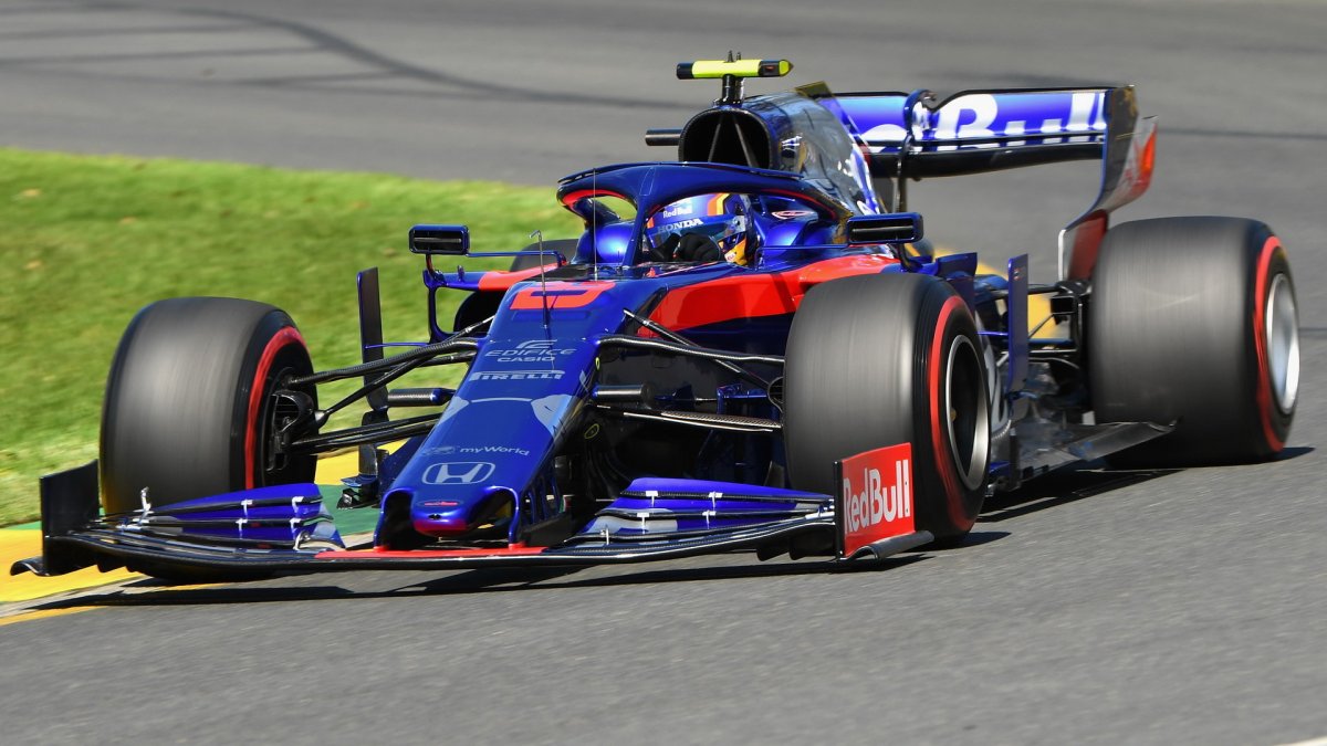 Alexander Albon v tréninku v Melbourne