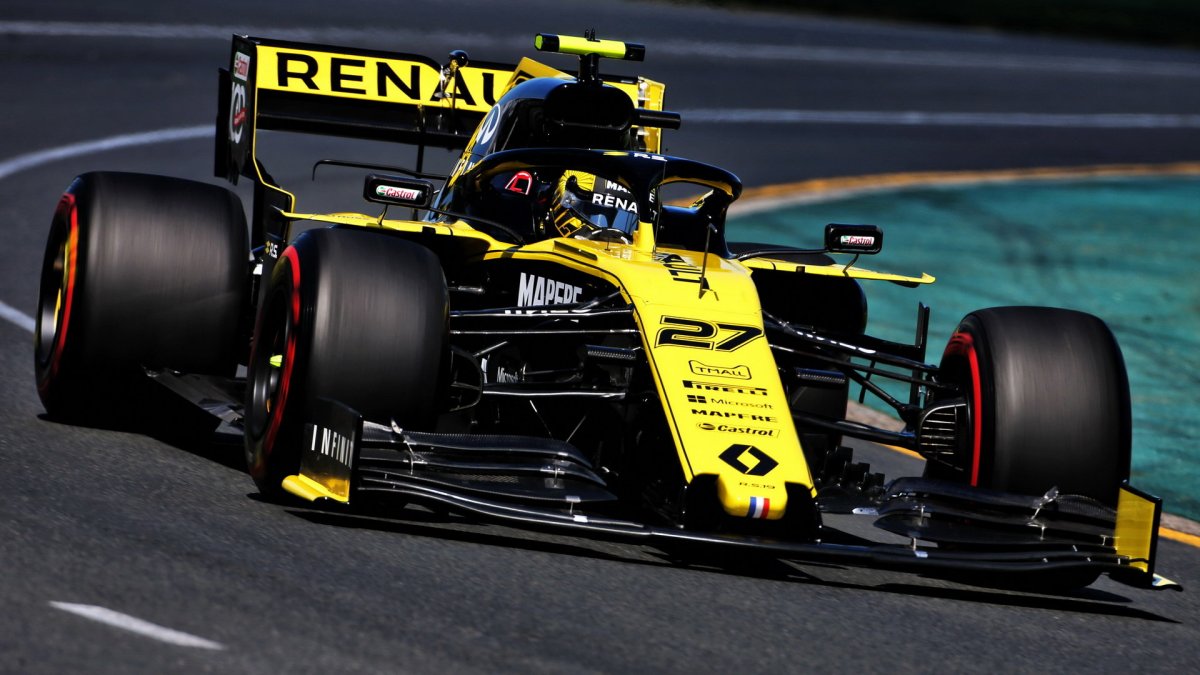 Nico Hülkenberg v tréninku v Melbourne