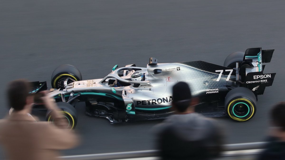 Valtteri Bottas v rámci posledního dne druhých předsezonních testů v Barceloně