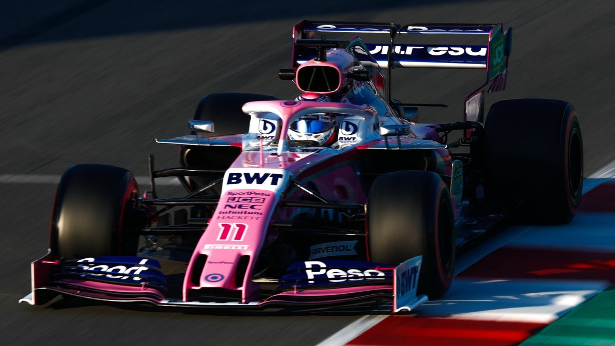 Lance Stroll v rámci třetího dne druhých předsezonních testů v Barceloně