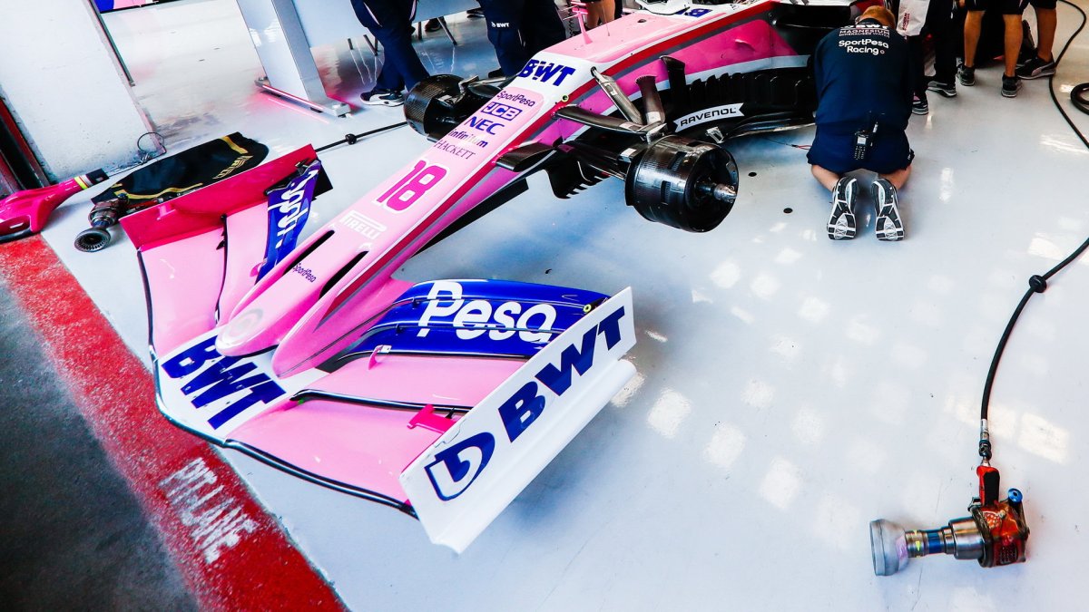 Lance Stroll v rámci druhých předsezonních testů v Barceloně