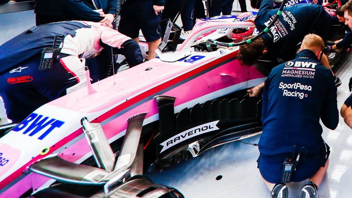 Lance Stroll v rámci druhých předsezonních testů v Barceloně