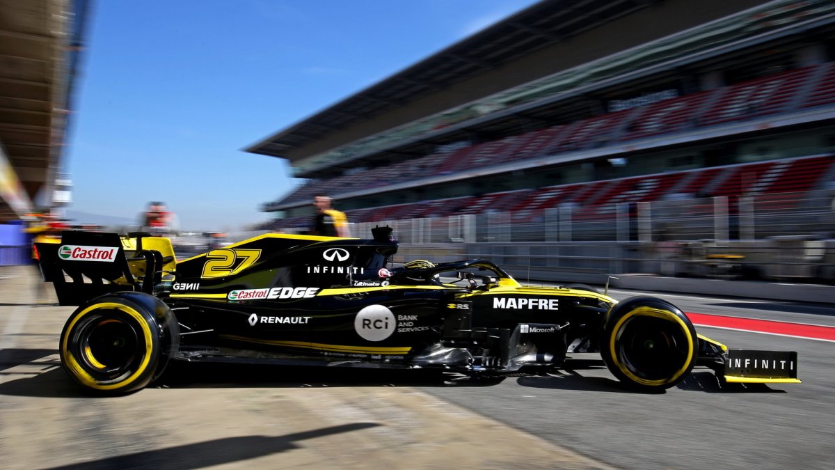 Nico Hülkenberg v rámci druhých předsezonních testů v Barceloně