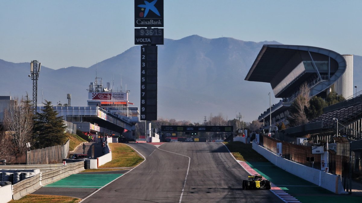 Nico Hülkenberg v rámci druhých předsezonních testů v Barceloně