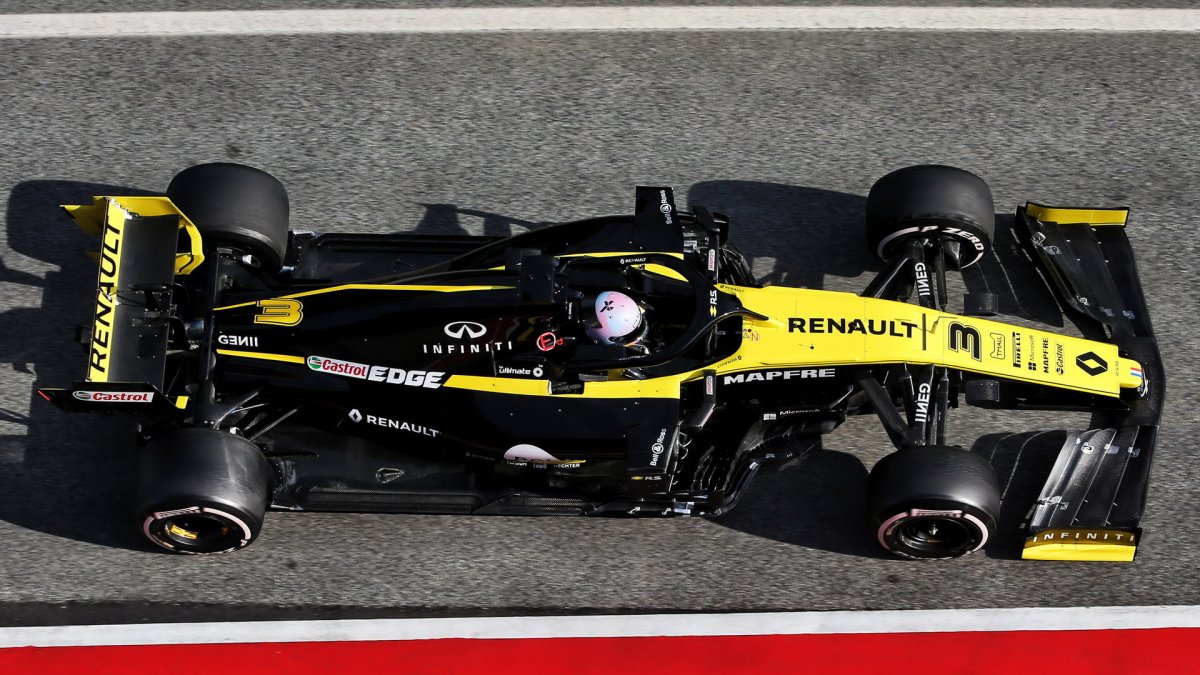Daniel Ricciardo v rámci druhých předsezonních testů v Barceloně