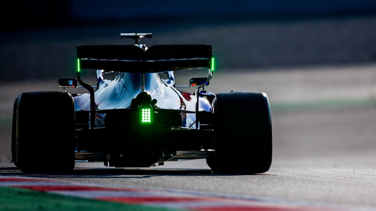 Alexander Albon ve voze Toro Rosso STR14 - Honda při čtvrtém dnu testů v Barceloně