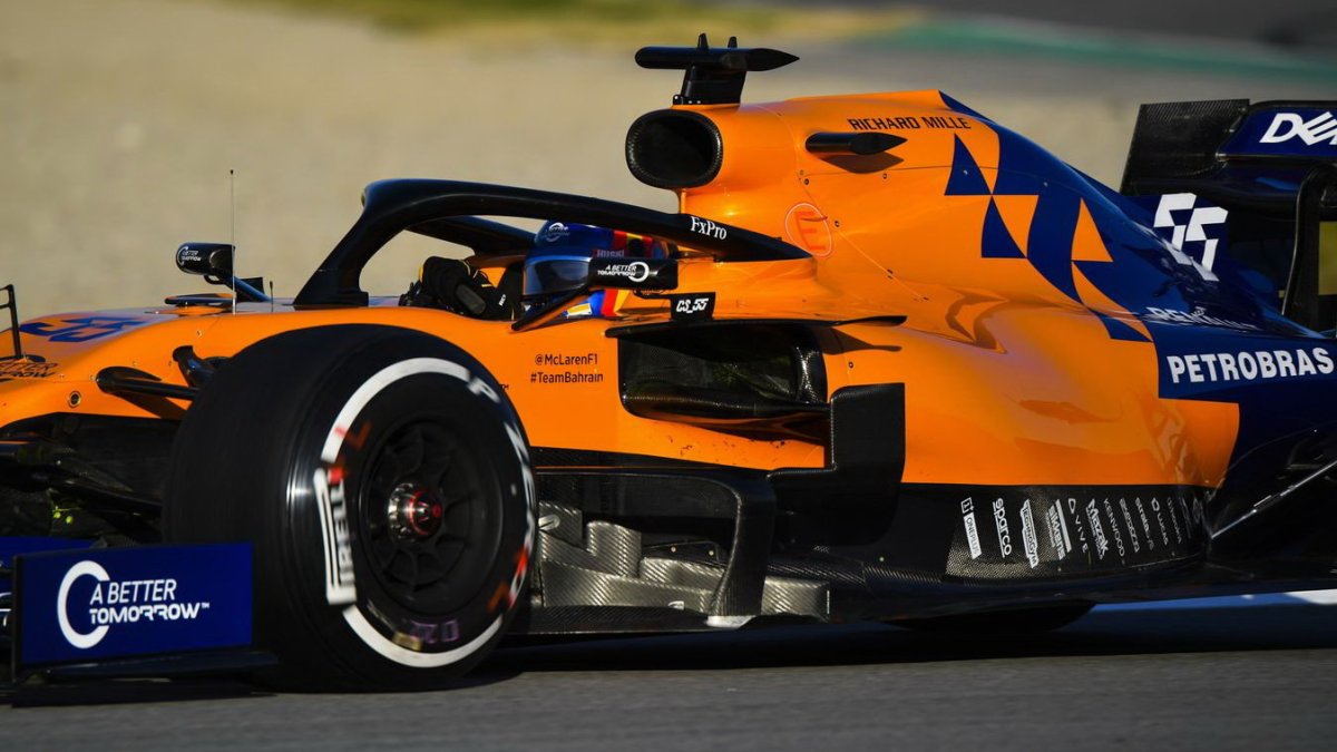 Carlos Sainz první den testů s McLarenem MCL34