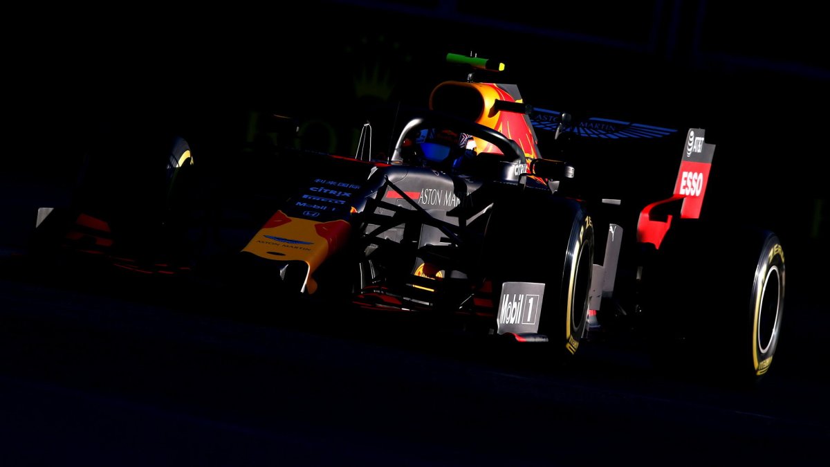 Pierre Gasly v tréninku v Azerbájdžánu