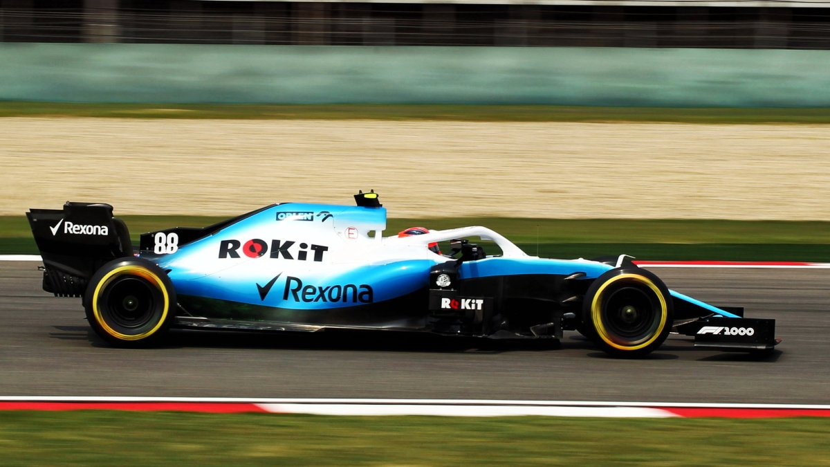 Robert Kubica při tréninku v Číně