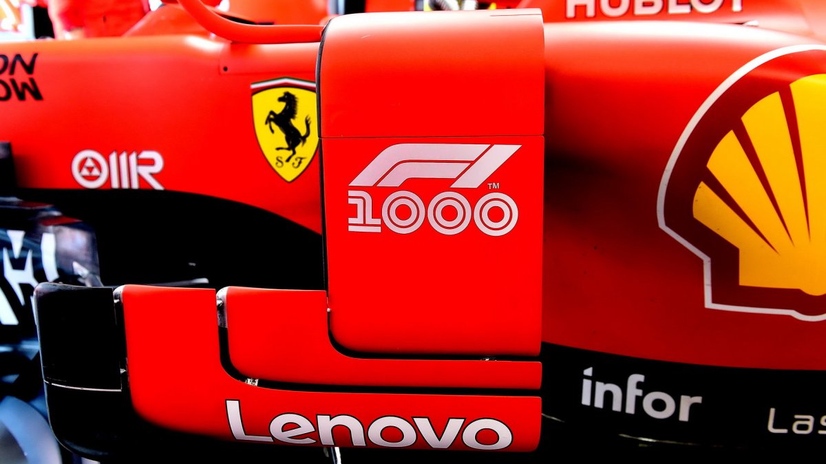 Ferrari při tréninku v Číně