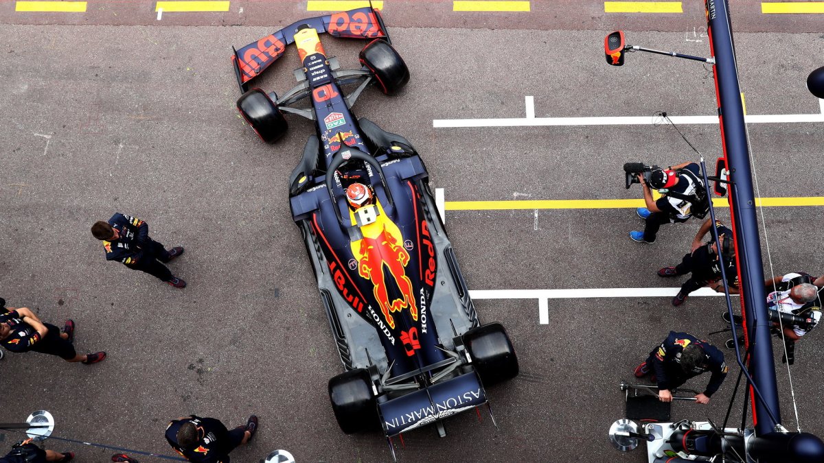 Pierre Gasly v tréninku v Monaku