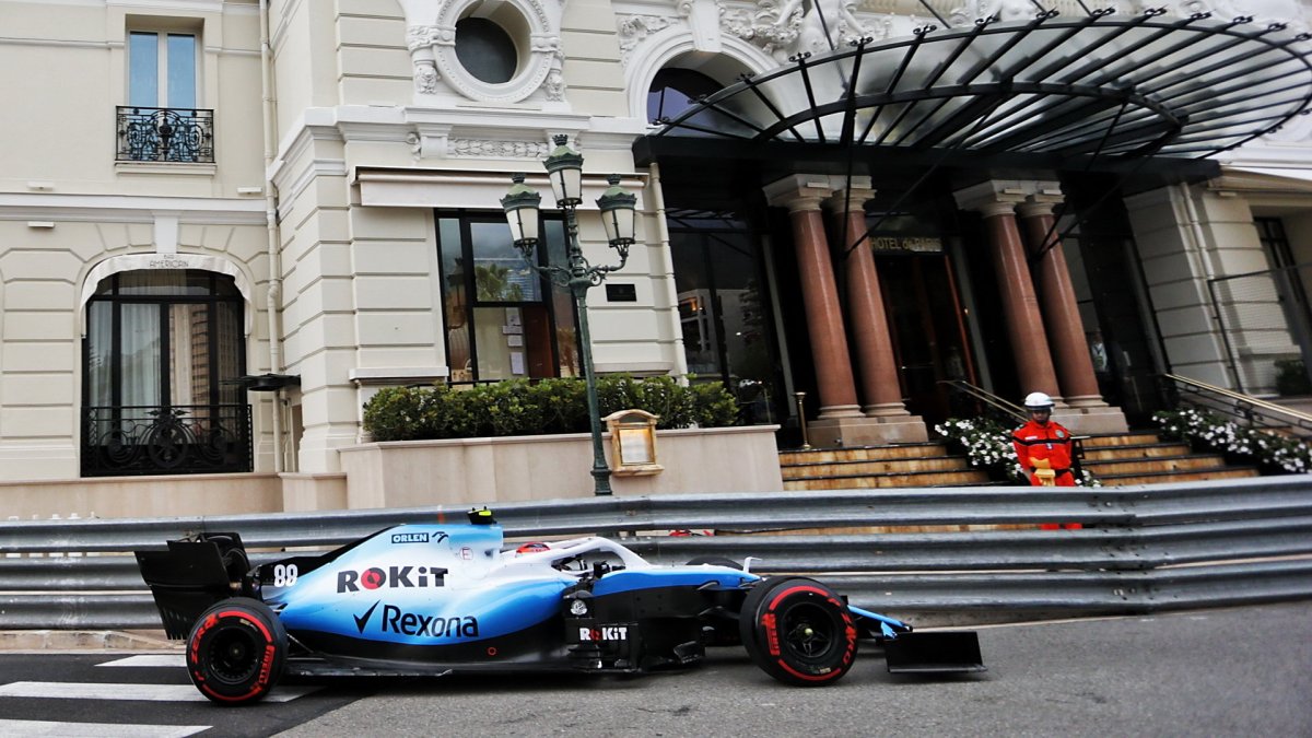 Robert Kubica v tréninku v Monaku