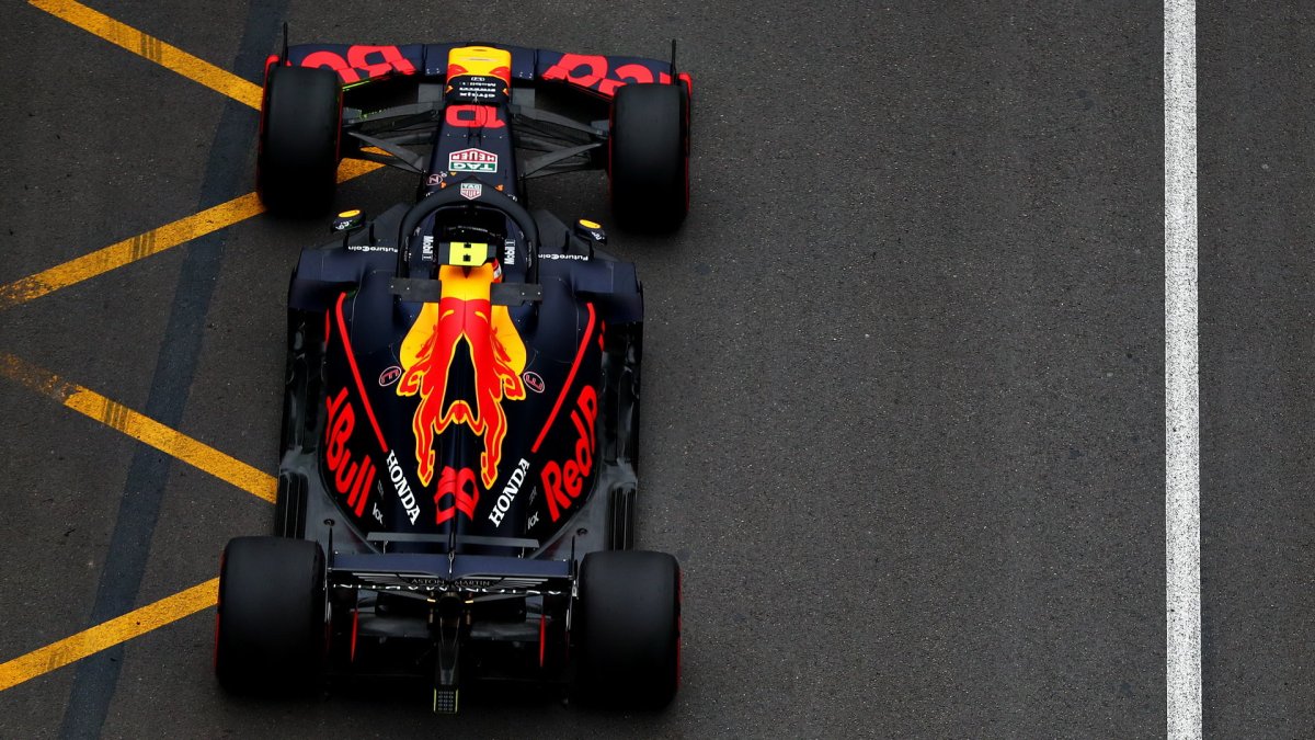 Pierre Gasly v tréninku v Monaku