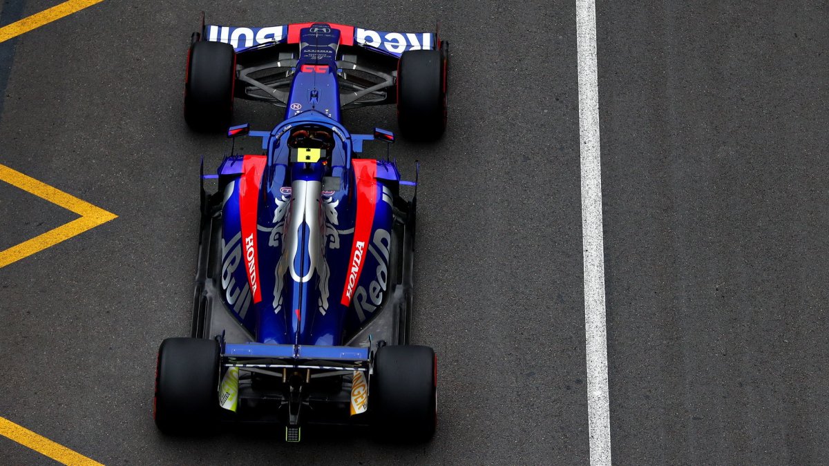 Alexander Albon v tréninku v Monaku