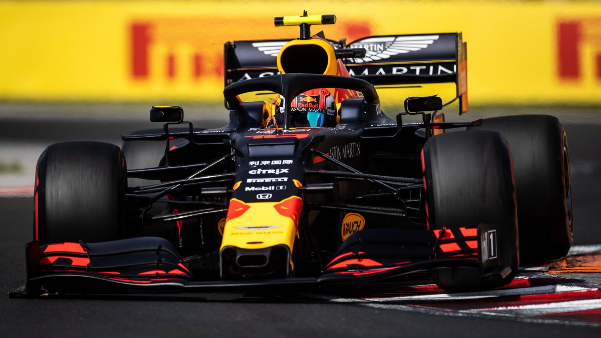 Pierre Gasly v kvalifikaci v Maďarsku